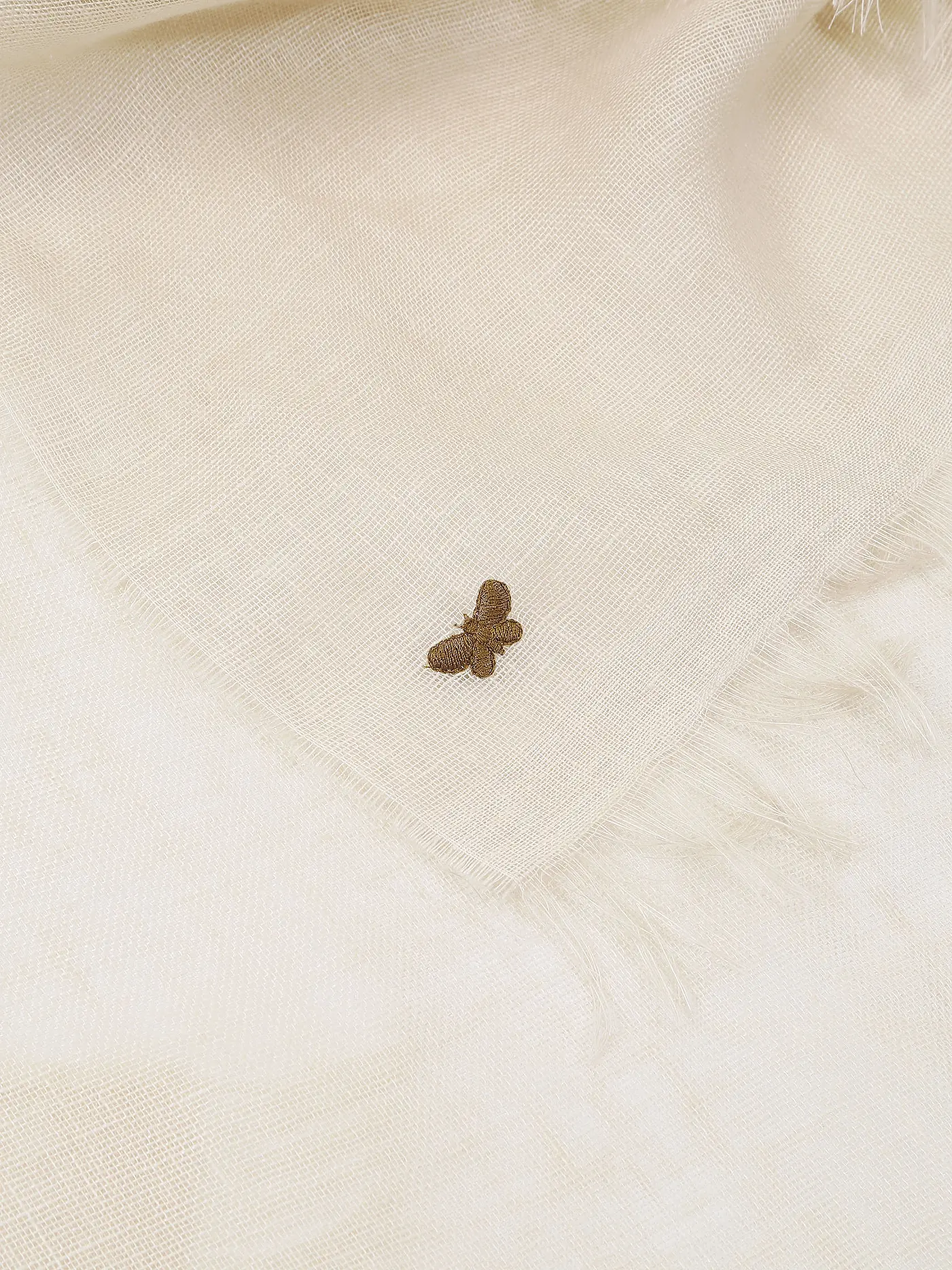 WEEKEND MAX MARA | Leinenschal Sion | creme